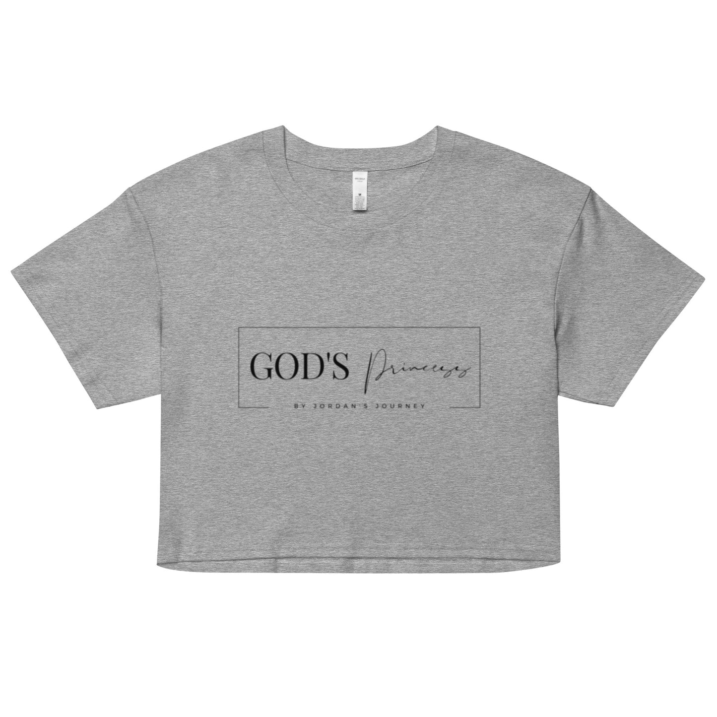 God's Princess Crop Top- White, Gray, and Nude
