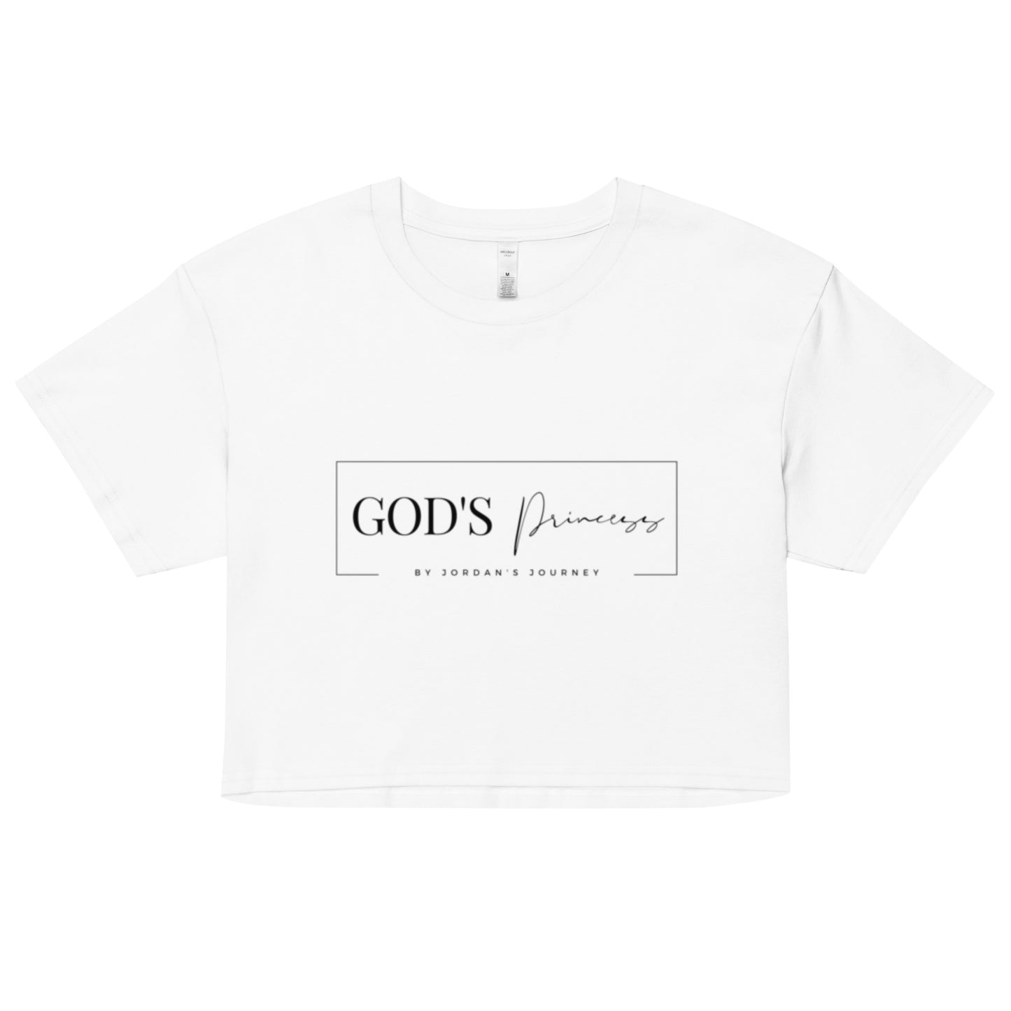 God's Princess Crop Top- White, Gray, and Nude