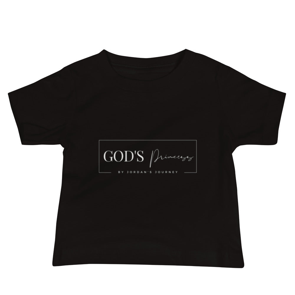 God's Princess Baby Jersey Short Sleeve Tee Black