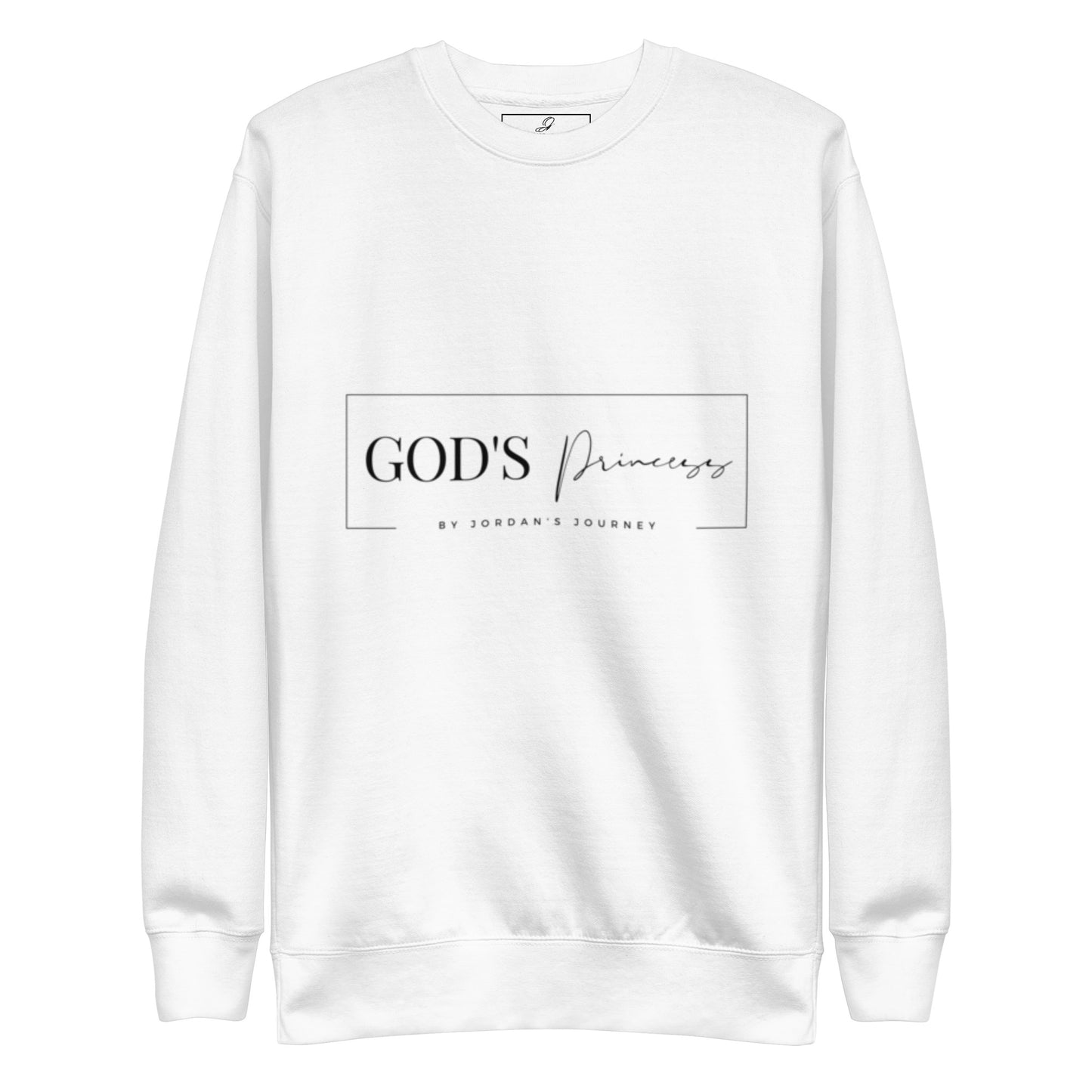 God's Princess Signature Sweatshirt White