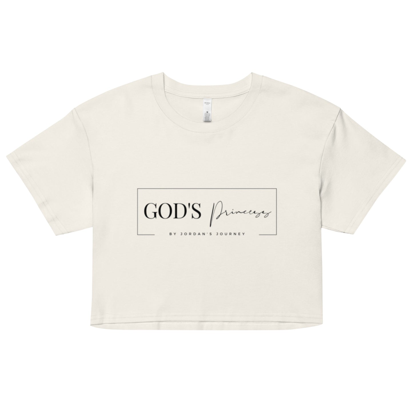 God's Princess Crop Top- White, Gray, and Nude